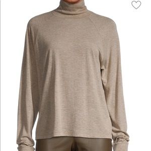 Vince Raglan long sleeve turtleneck pullover top